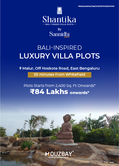 Bali themed villa plots at Shantika